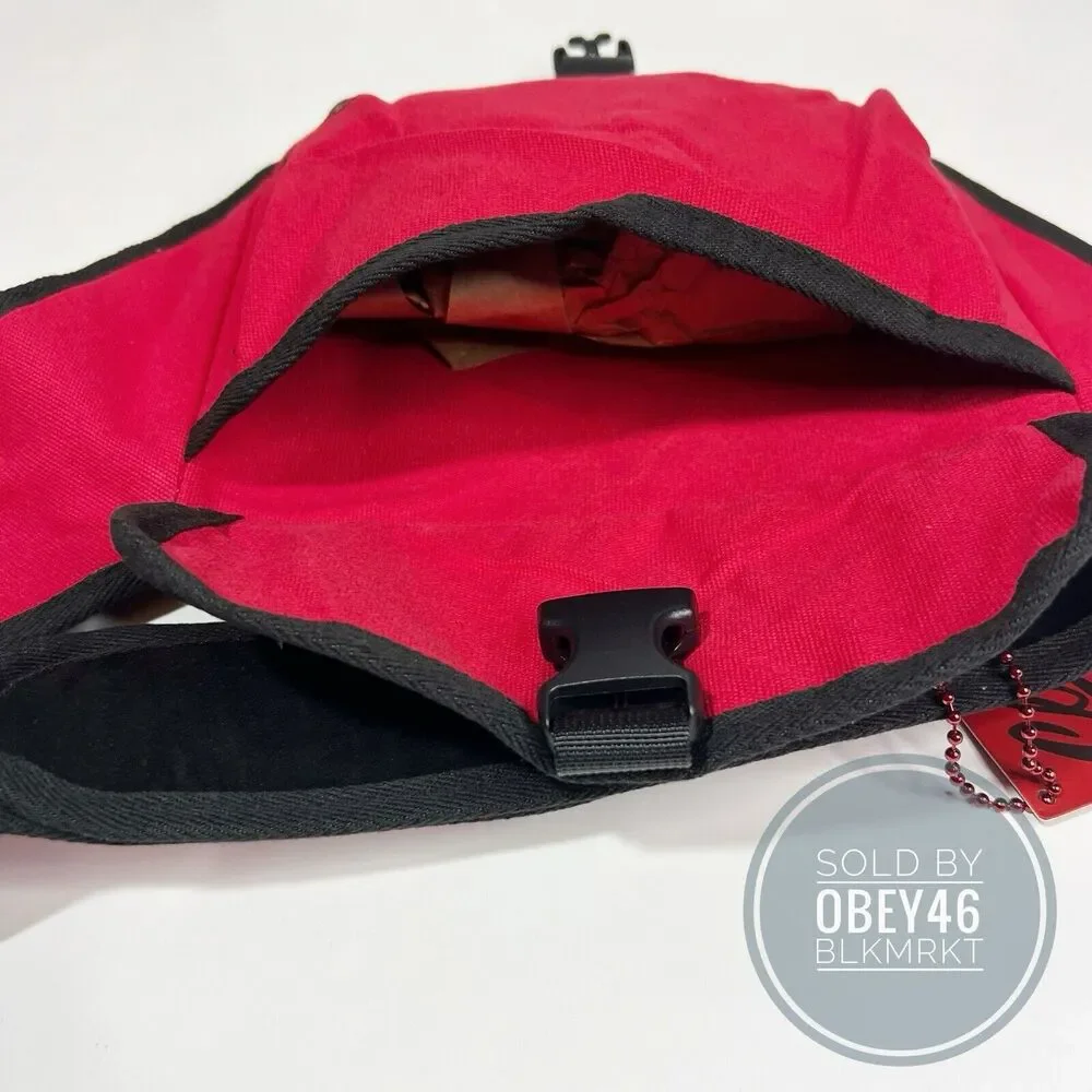 CLOT APPAREL RED SHOULDER BAG SLING